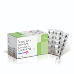 Amoxycillin-500mg Clavulanate Acid-125mg Tablets - Ayamox-625