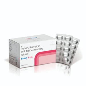 Trypsin-96mg + Bromelain-180mg + Rutoside-200 mg Tablets